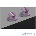 CO060 Mini Cable Organizer Clips - 4 Piece Set for Cable Management-Purple - Image 5